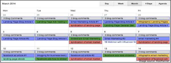 Content Calendar