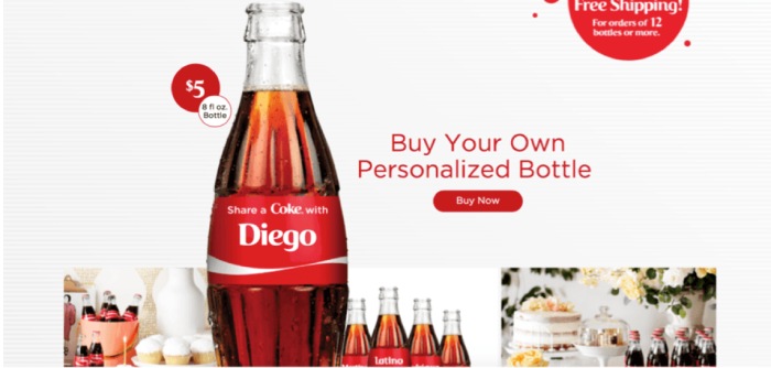 Coke's "Share A Coke" Campaign