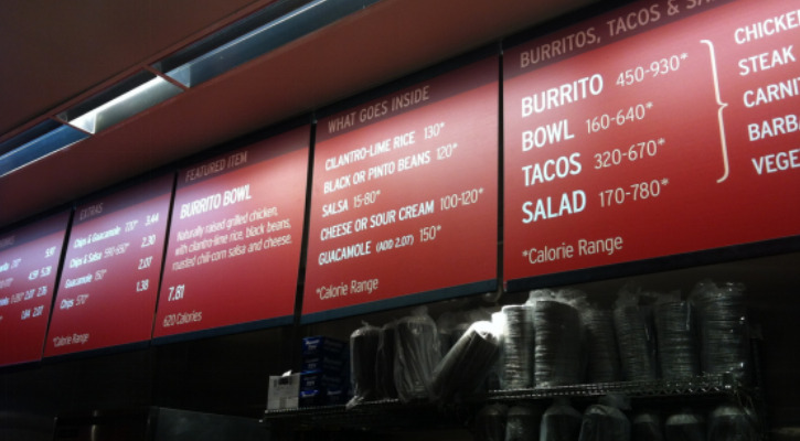 digital menu boards